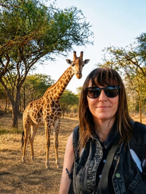 ​Immersion sauvage à la Réserve de Bandia 🇸🇳✨ ​Des instants magiques, une faune brute et une rencontre inoubliable cette girafe majestueuse (qui tape l'incruste sur mon selfie) ! 🦒​Un safari qui émerveille autant qu'il fait réfléchir à la fragilité de cette nature. 🐒🌱​Laquelle de ces rencontres vous impressionne le plus ? Dites moi en commebtaires 👇​#ReserveDeBandia #Senegal #SafariAfrica #WildlifePhotography #NatureLovers
