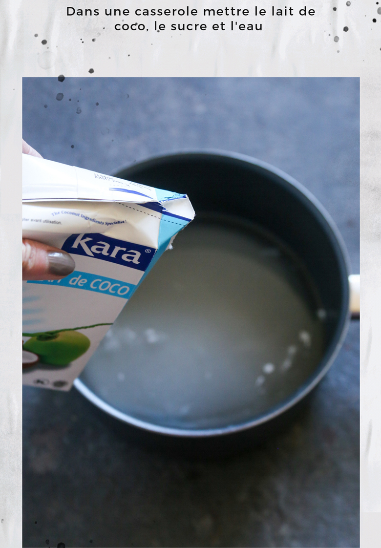 Bol de perles de tapioca crémeuses au lait de coco