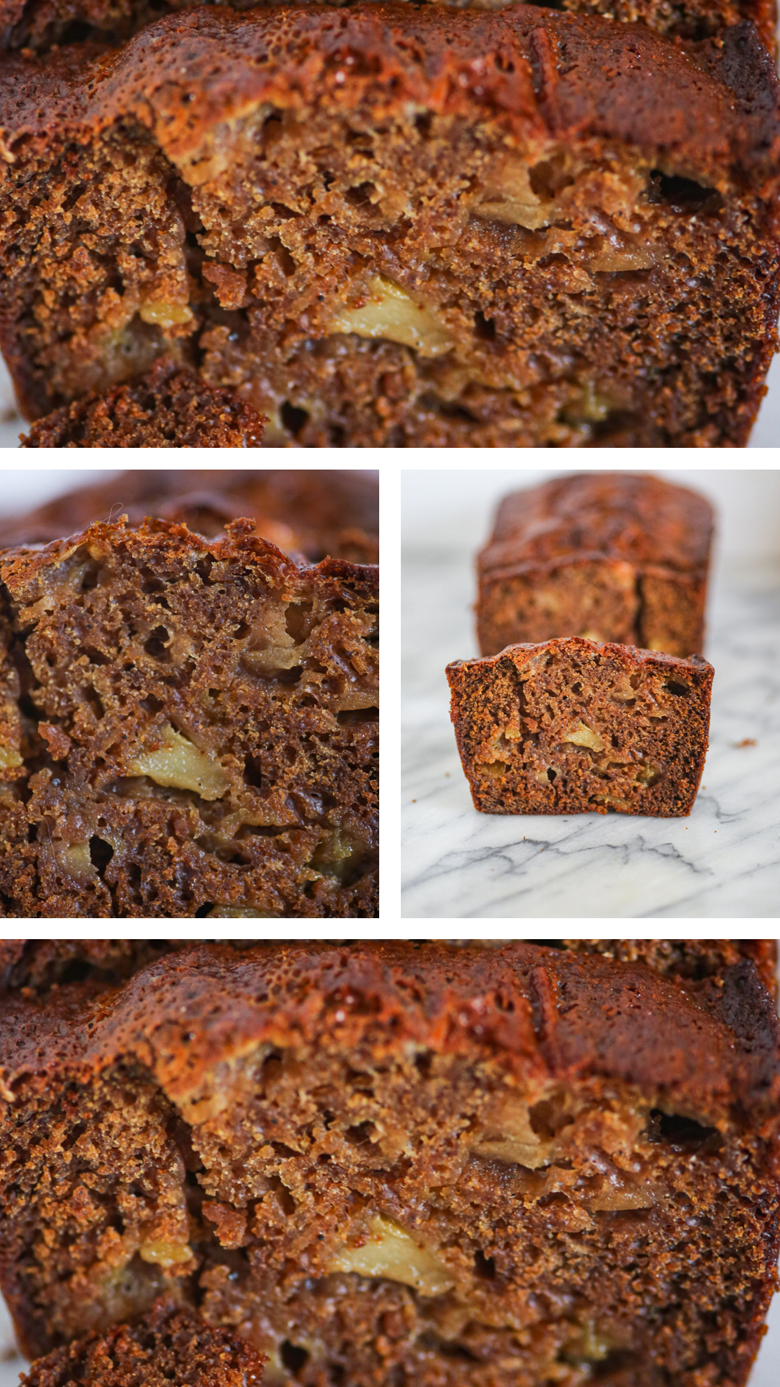 pain d’épice aux pommes moelleux fait maison