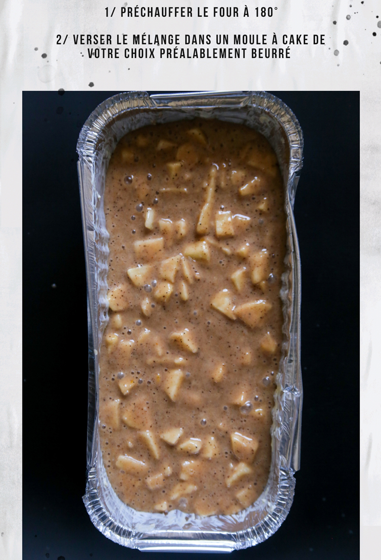 pain d’épice aux pommes moelleux fait maison