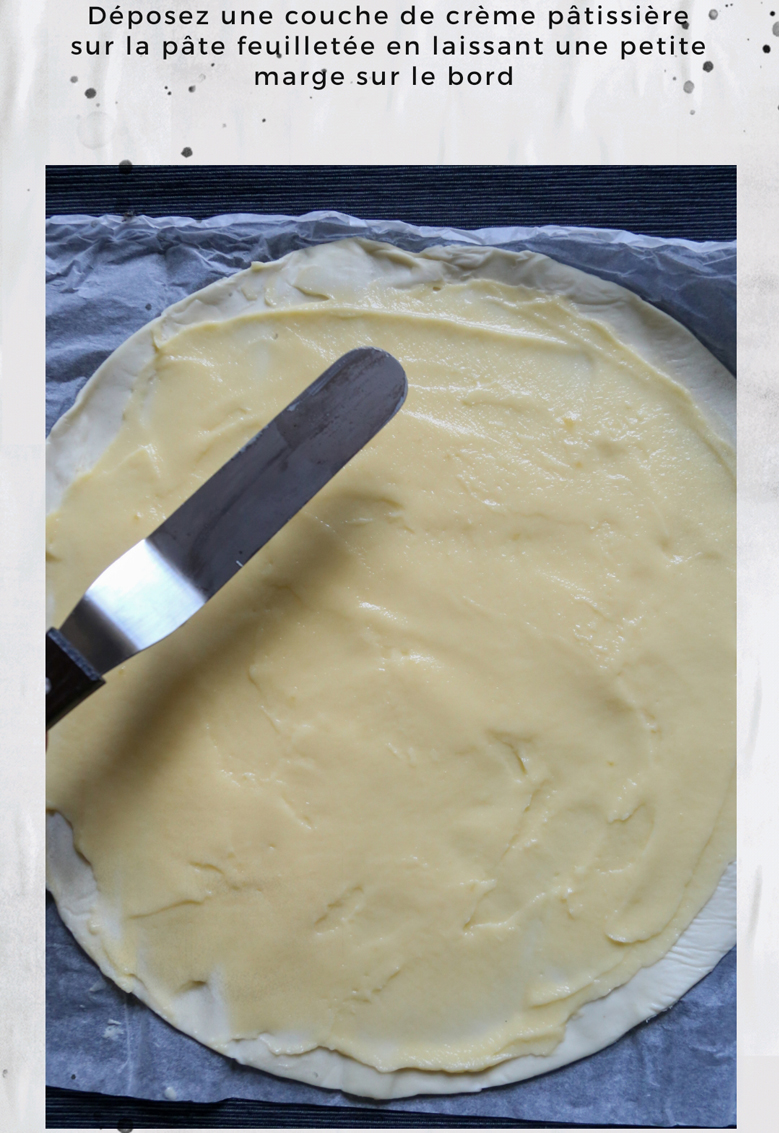 Escargots maison garnis de crème et pépites de chocolat