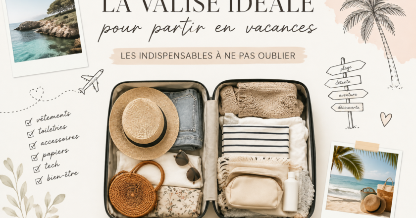 La Valise idéale pour les vacances : les indispensables